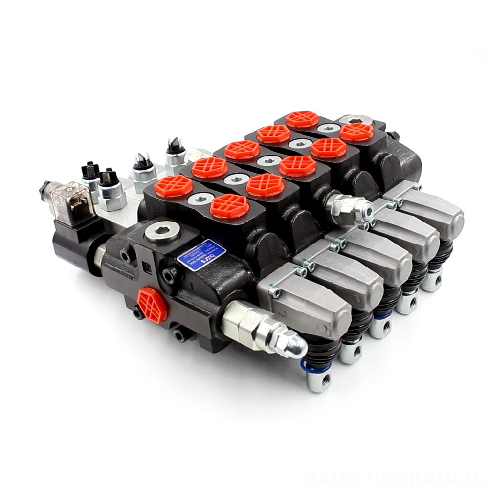 Manlift Directional Valve 5 Spool Sectional Directional Valve - Factory Direct & Customizable image